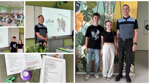 Studenti oboru Praktická sestra pomáhají s volbou povolání žákům základních škol