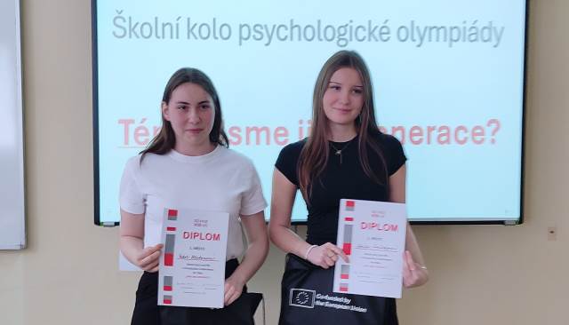Školní kolo soutěže z psychologie a komunikace na téma „Jsme jiná generace?“
