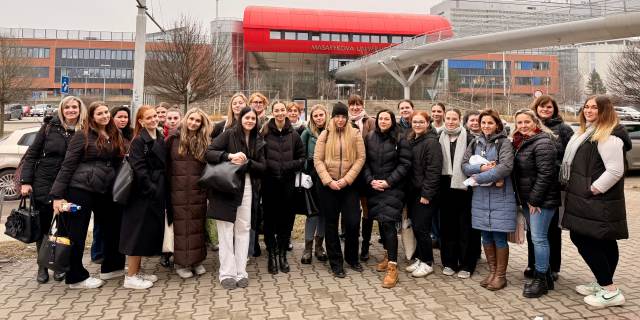 Studentky VOŠ na specializovaných pracovištích FN Brno