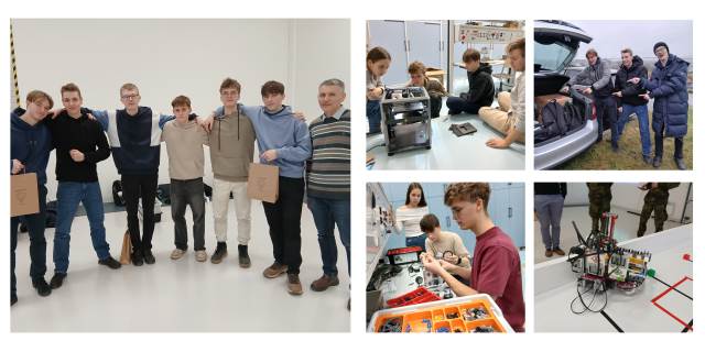 Úspěch studentů v robotické soutěži Kybernoid 2025