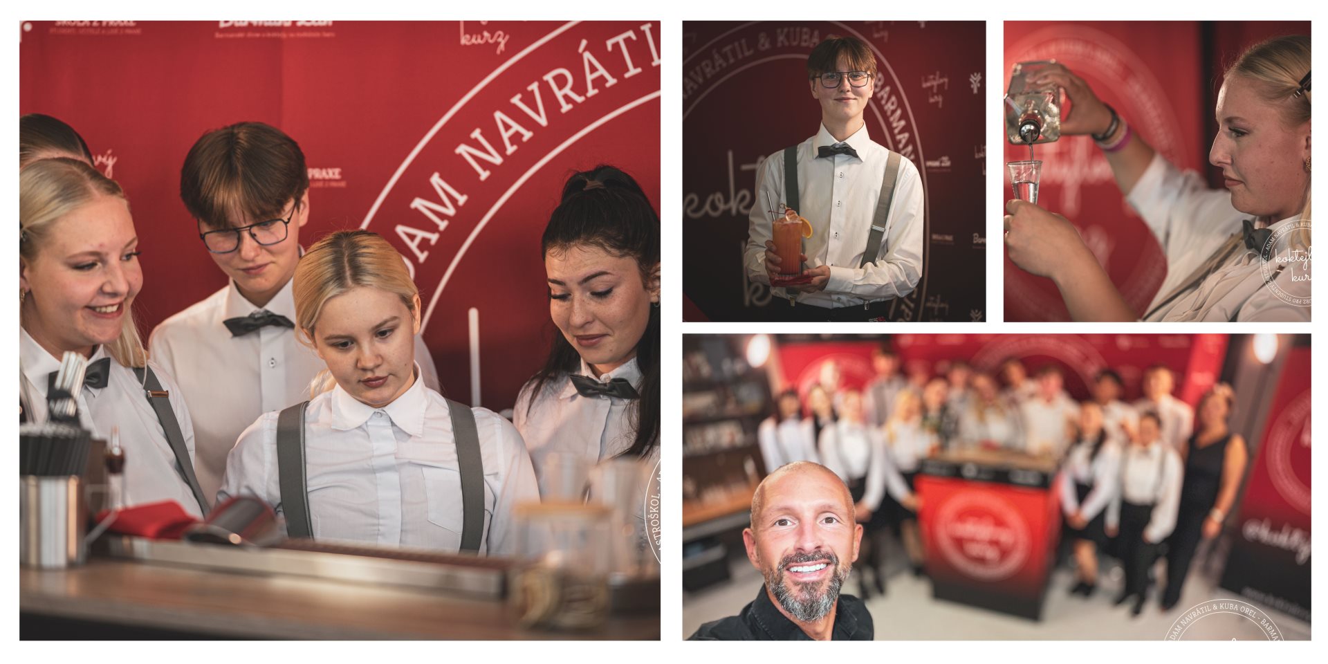 Barmanský kurz přinesl studentům nové zkušenosti