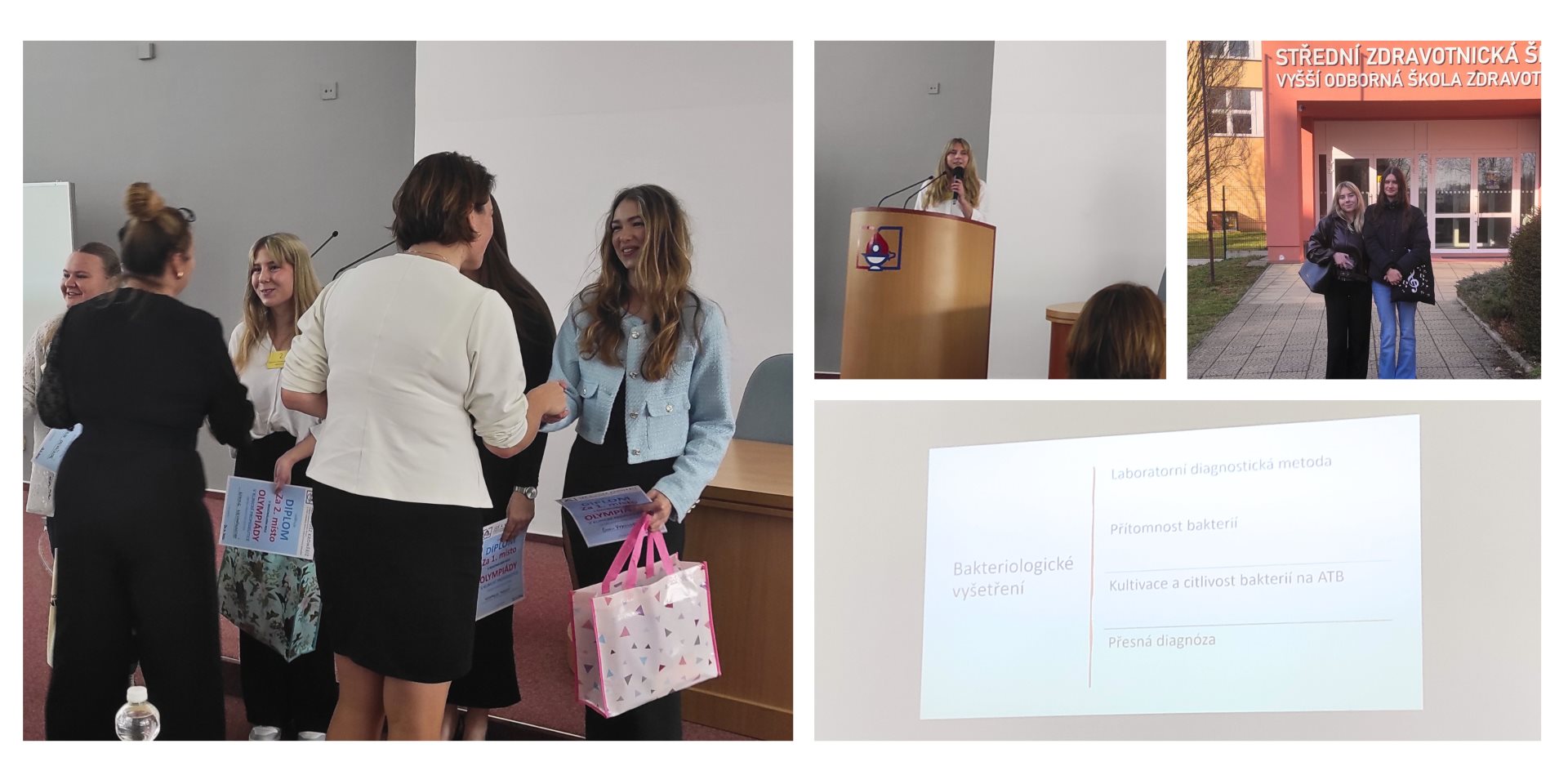 Studentky úspěšně reprezentovaly školu na Olympiádě v klinické propedeutice
