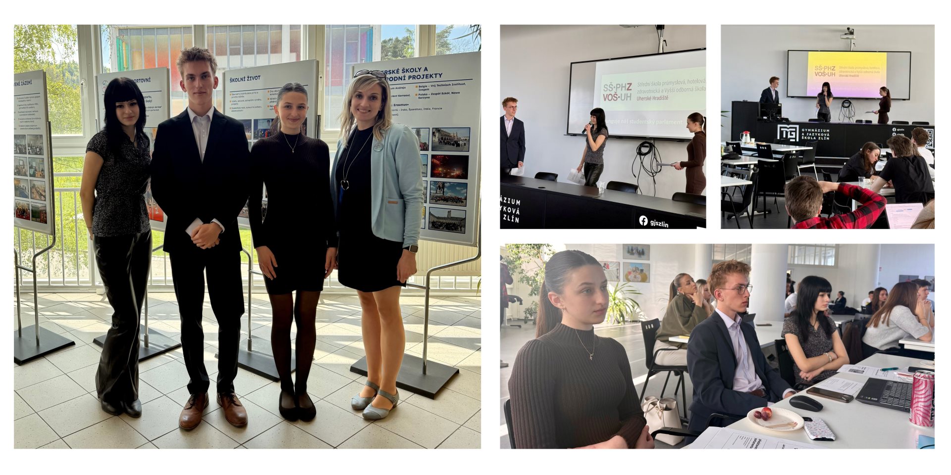 Zástupci žákovského parlamentu školy se zúčastnili 5. Středoškolského summitu