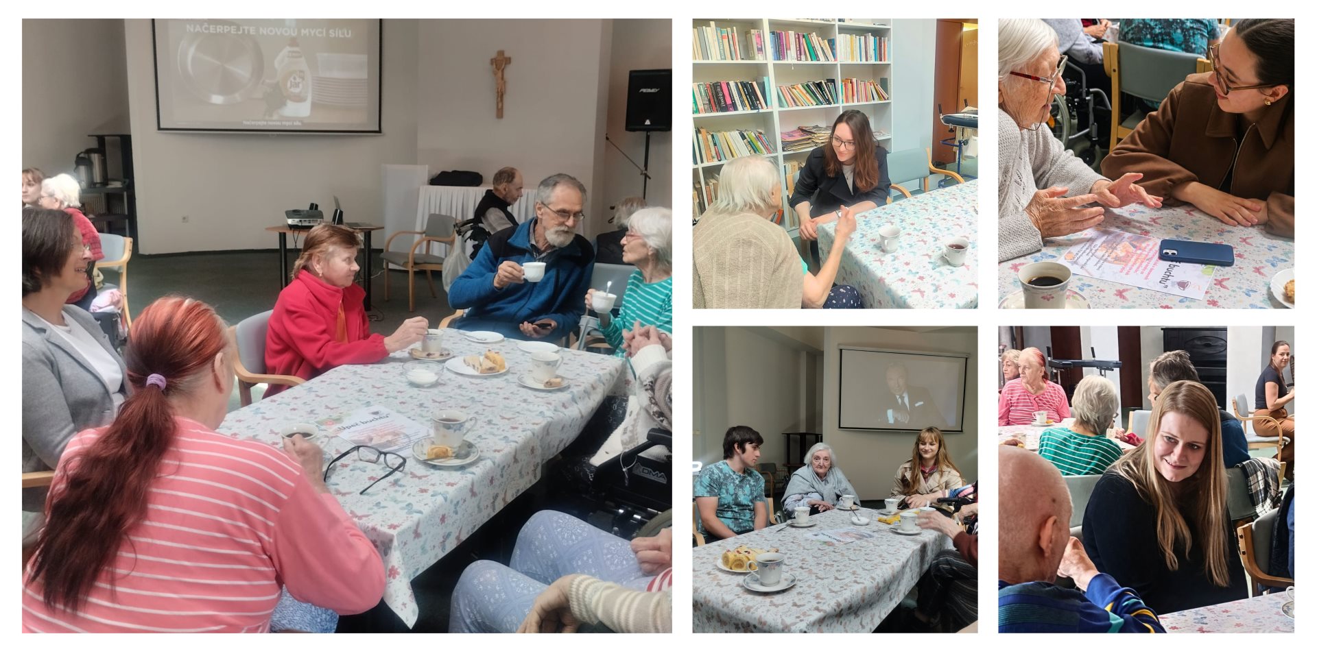 Studenti a učitelky odborného výcviku dělali radost seniorům