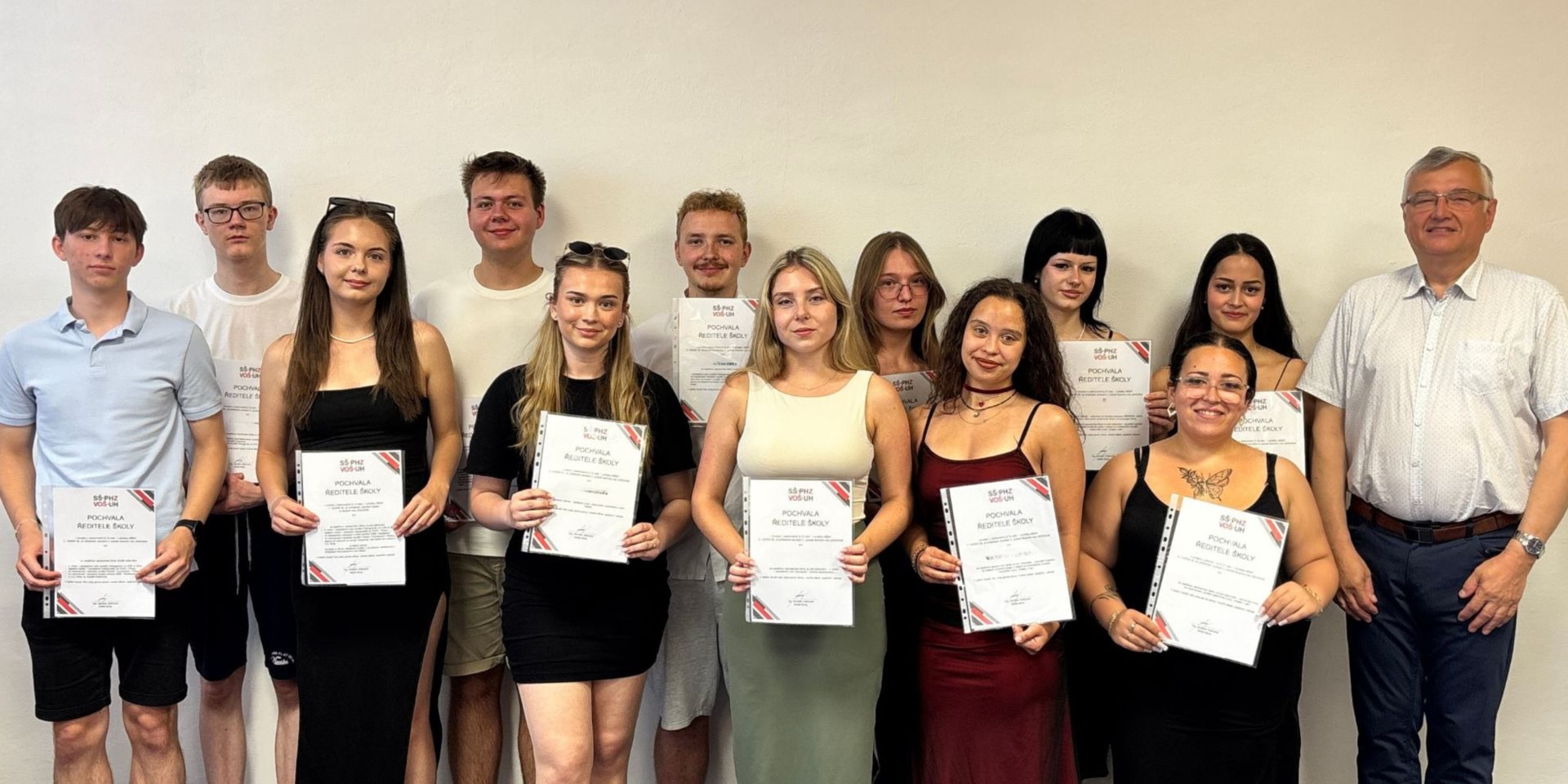 Ředitel školy předal pochvaly nejúspěšnějším žákům prvních až třetích ročníků